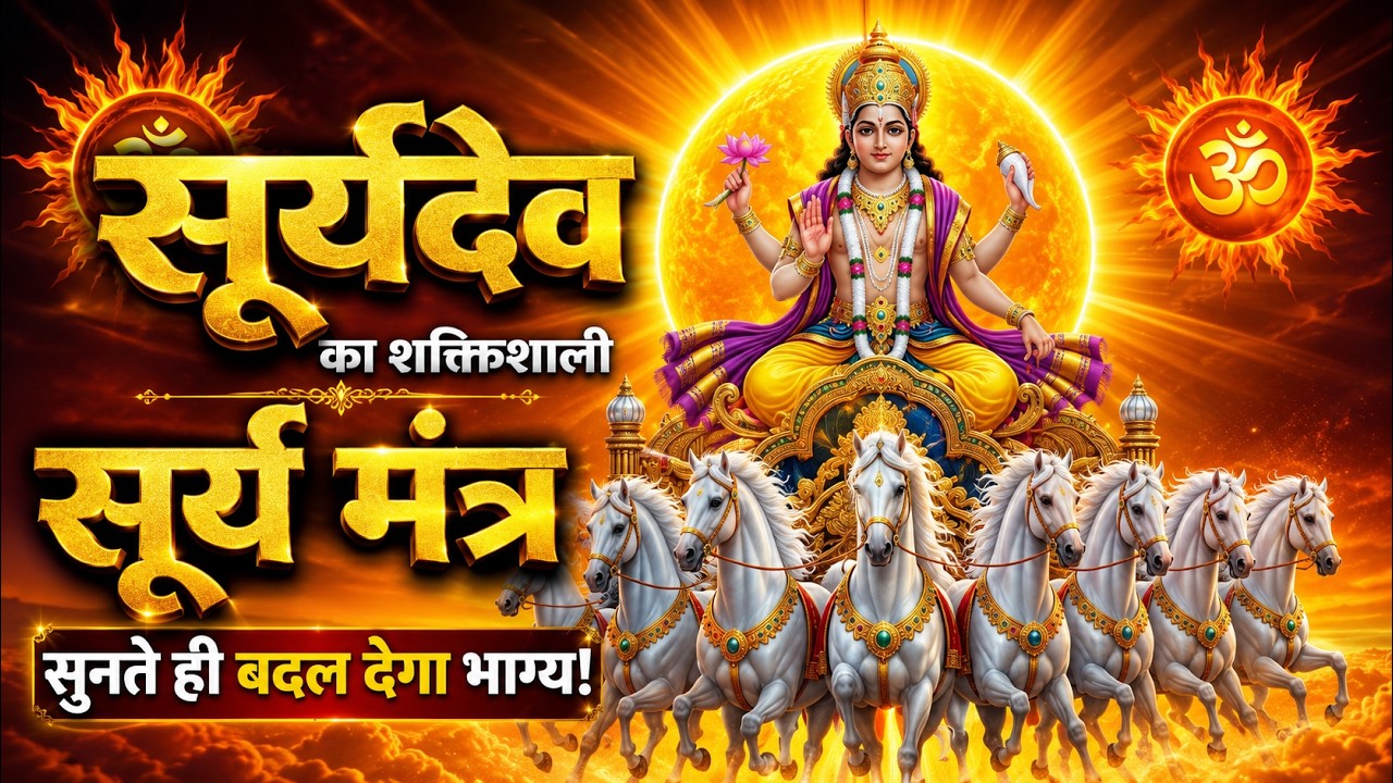 ॐ सूर्य देवाय नमः | Powerful Surya Mantra | भक्ति भजन 2026