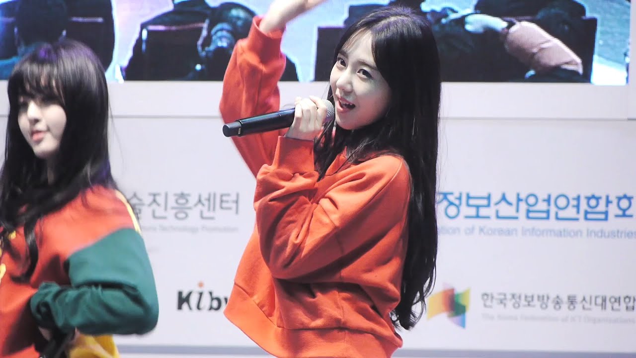 151127 코엑스 한이음 엑스포 AOA 민아 단발머리