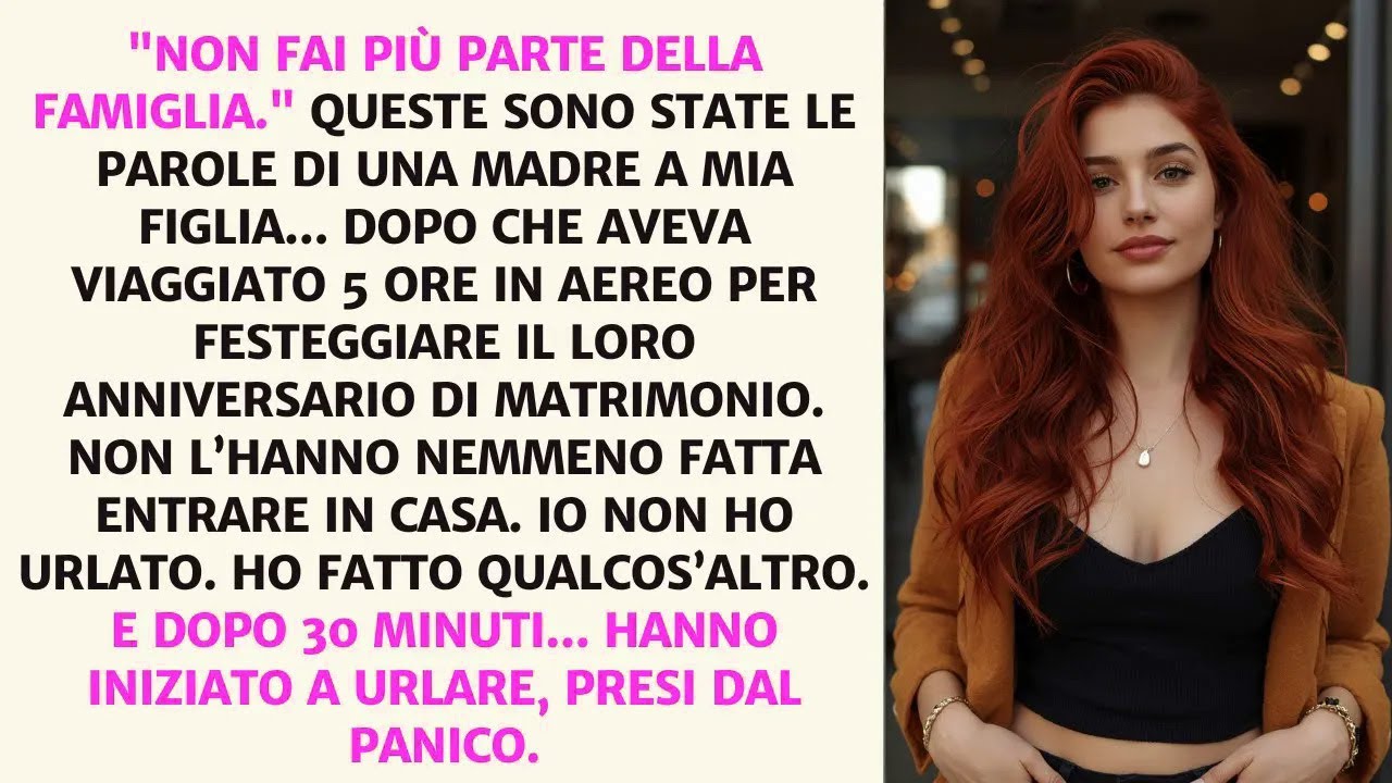 &ldquo;Hai smesso di far parte della famiglia&rdquo; ha detto mia madre a mia figlia. Io ho reagito cos&igrave;.