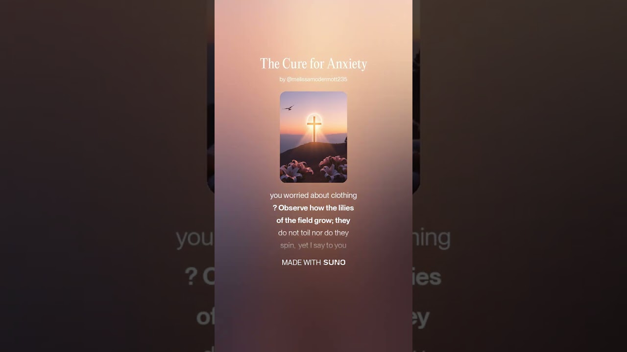 The Cure for Anxiety #christiansongs #walkinspiritoftheholyspirit