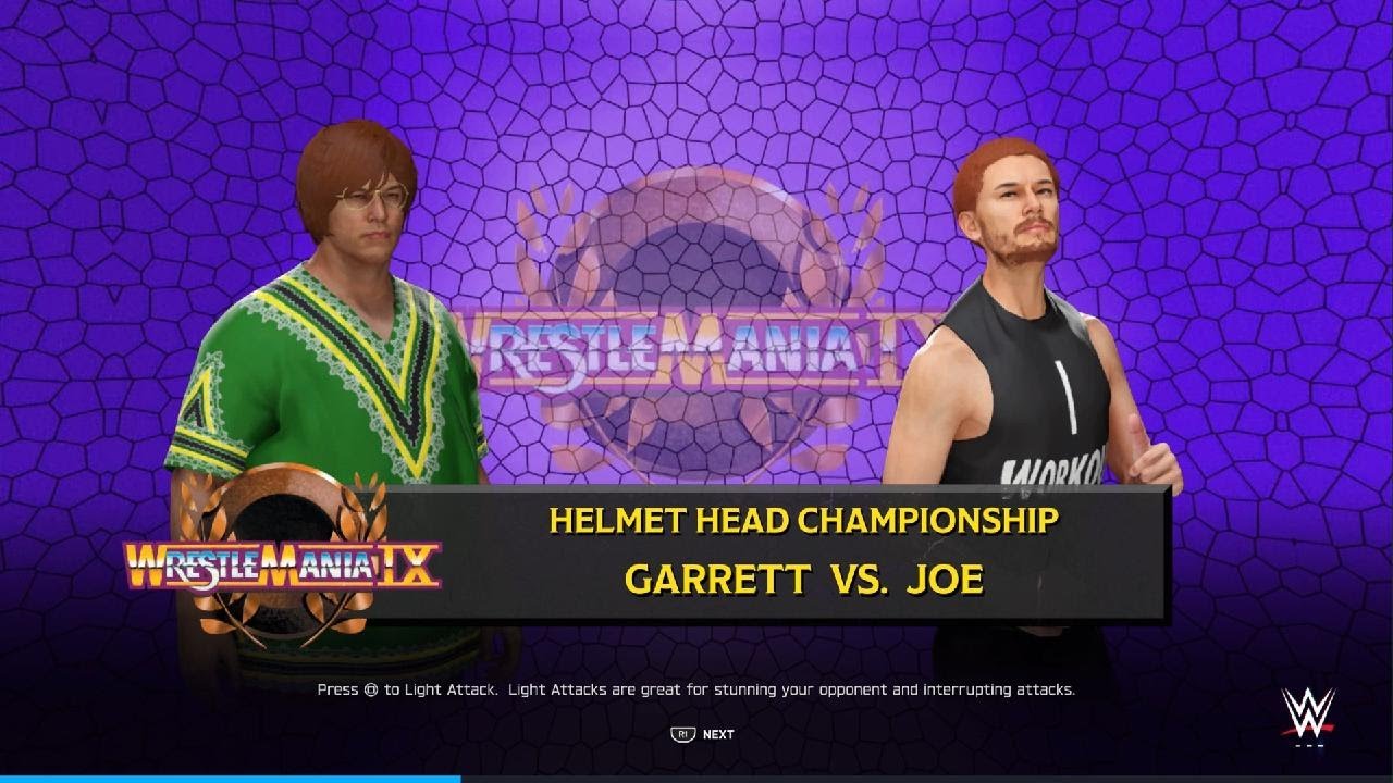 Garrett VS Joe - TABLES MATCH