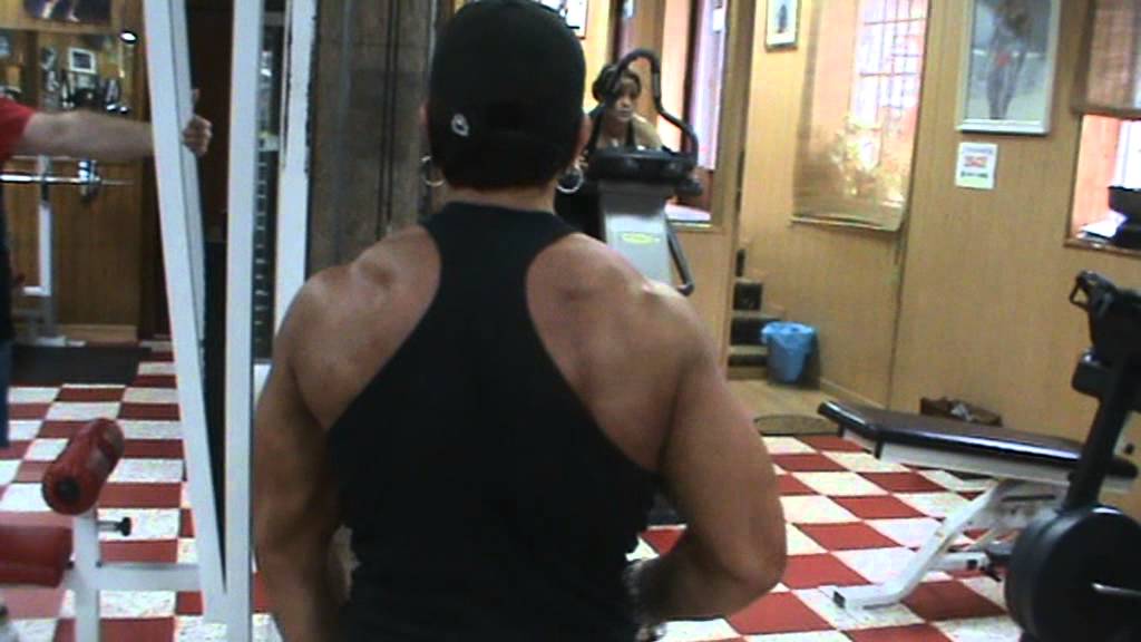 Virginia Sanchez Macias dorsal workout