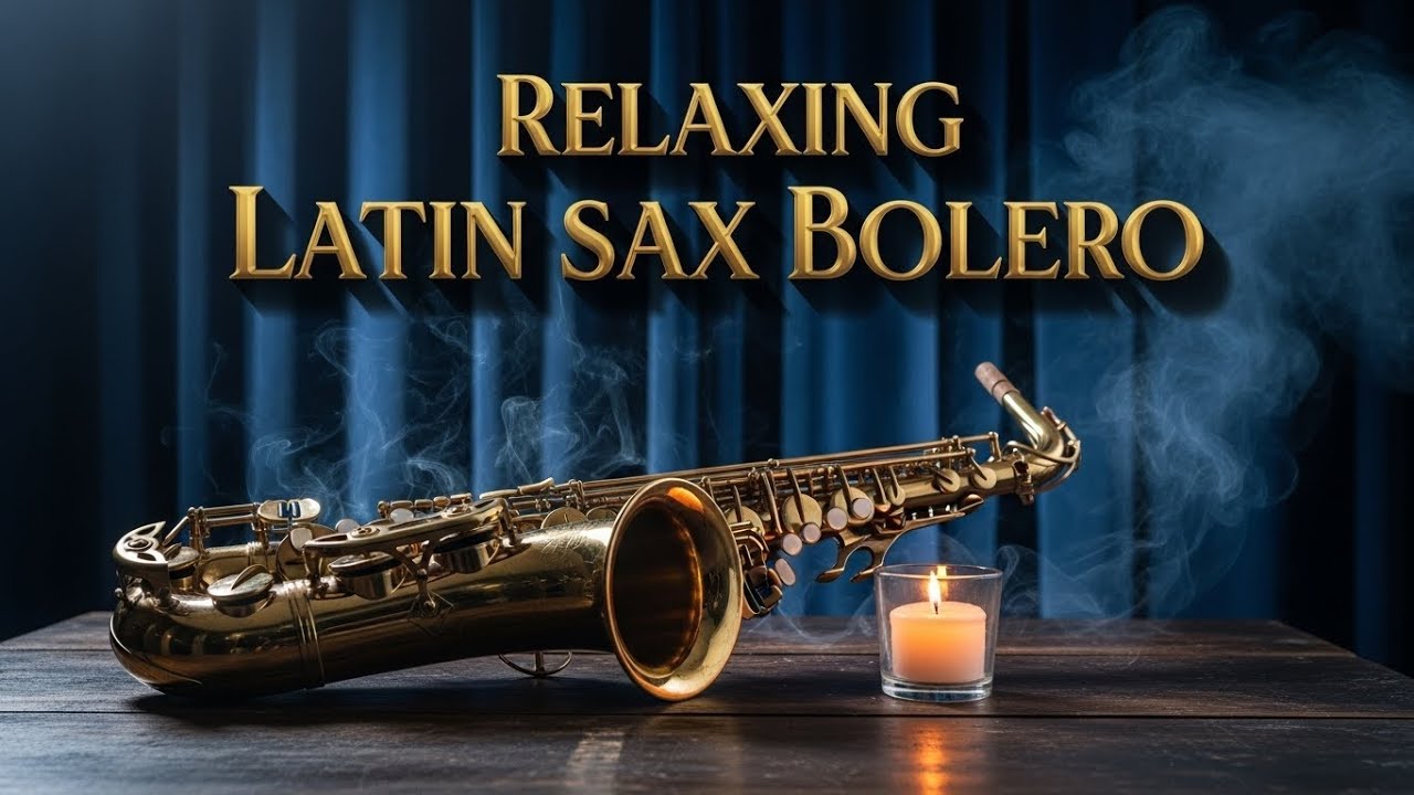 Relaxing Latin Sax Bolero Sleep | Música Suave para Dormir Profundo