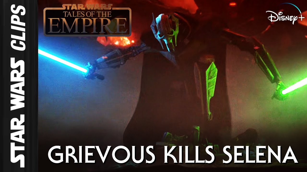 Grievous Defeats Nightsister Selena  |  Star Wars Clips