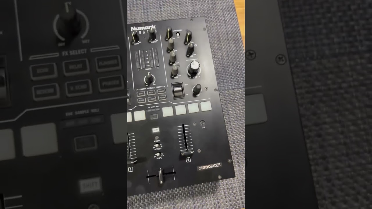 Apresentação mixer Numark Scratch. #numark #mixer #djremix #equipamentos #baile #remixmusic #shorts
