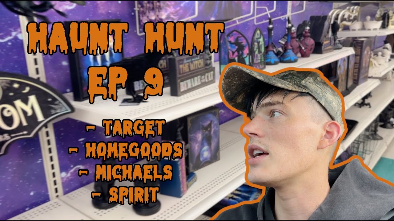 Haunt Hunt 9: Halloween Decor Hunting!! Spirit Halloween, Target, Michaels, HomeGoods, + More!