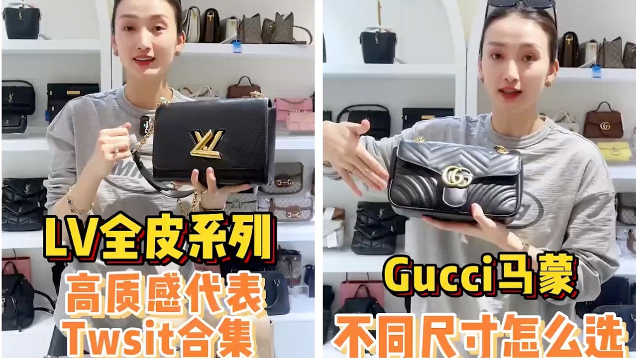 【聊轻奢】奢侈品包包～LV全皮Twsit合集&Gucci马蒙#Dior #包包推荐 #奢侈品包包 #Luxury #bags #Chanel #gucci #carryall #LV #奢侈品 #包包