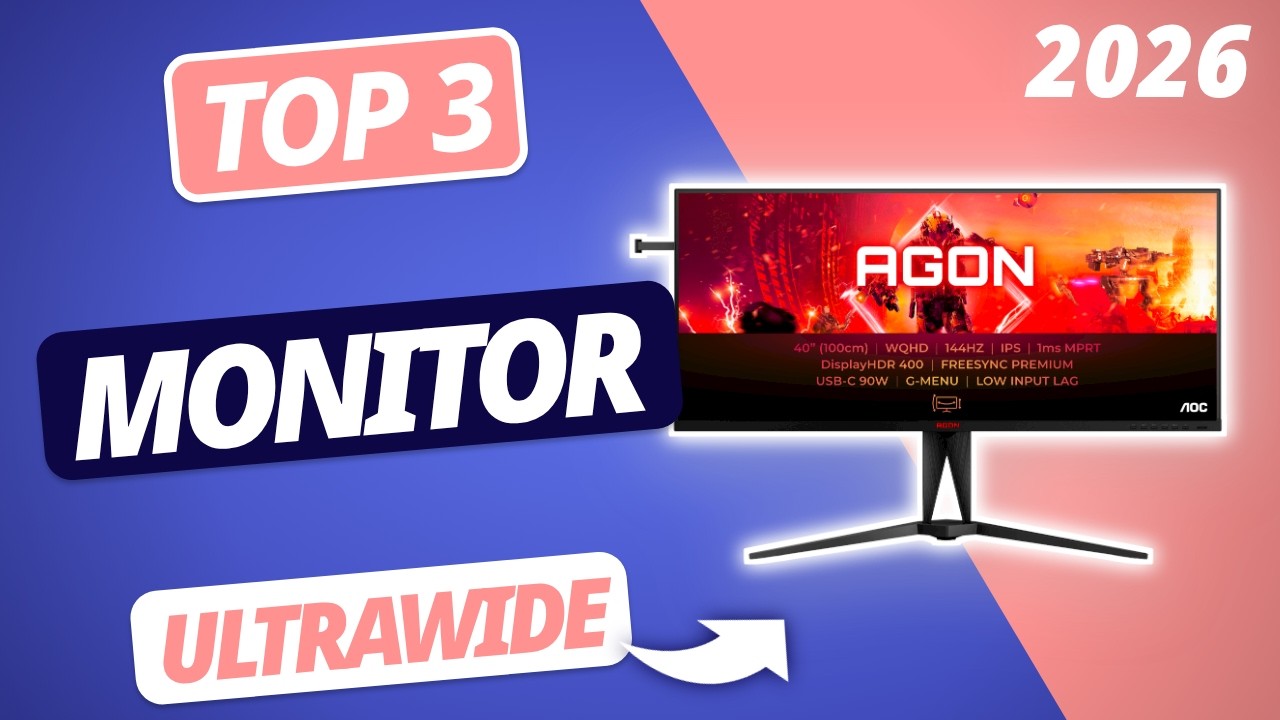 Der beste ULTRAWIDE MONITOR 2026 | TOP 3 Ultrawide Monitore im Vergleich