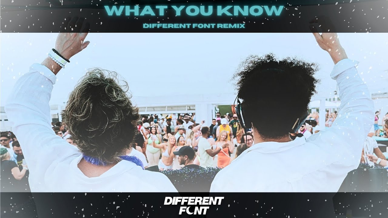 Two Door Cinema Club - What You Know (Different Font Remix)
