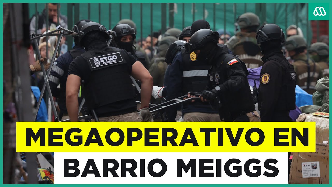 Megaoperativo en Barrio Meiggs: Retiran toldos azules, carros y mercadería de las calles