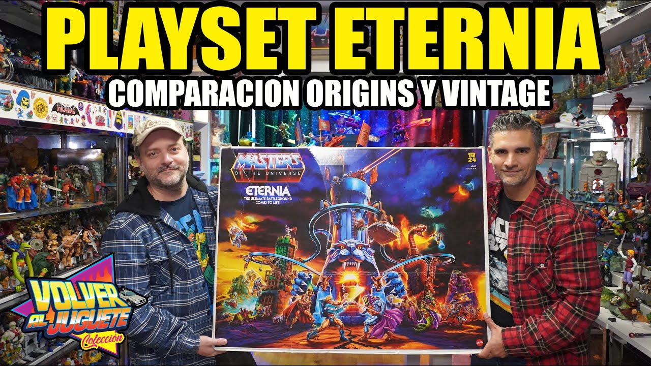 💥MOTU ORIGINS PLAYSET ETERNIA vs PLAYSET VINTAGE / MASTERS OF THE UNIVERSE