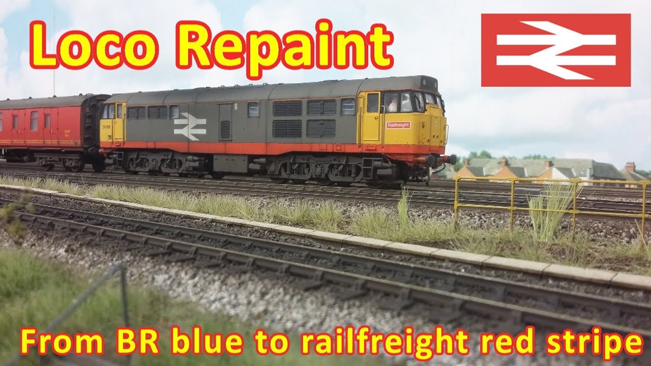 Repainting & weathering a locomotive