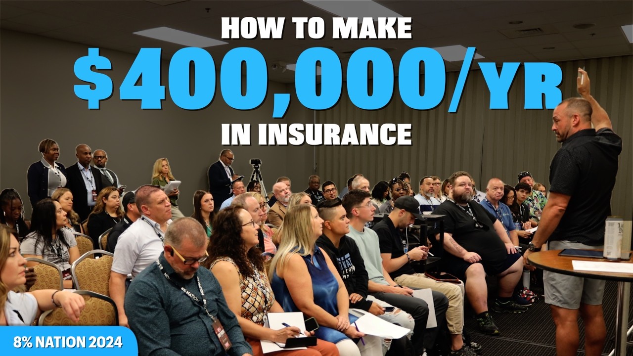 How to Make $400,000 Per Year as an Insurance Agent (8% Nation 2024)