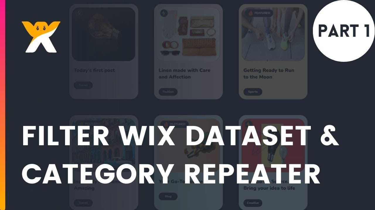 How To Filter WIX Repeater Using Dataset & Filter Repeater Based on Dataset Settings | Part 1