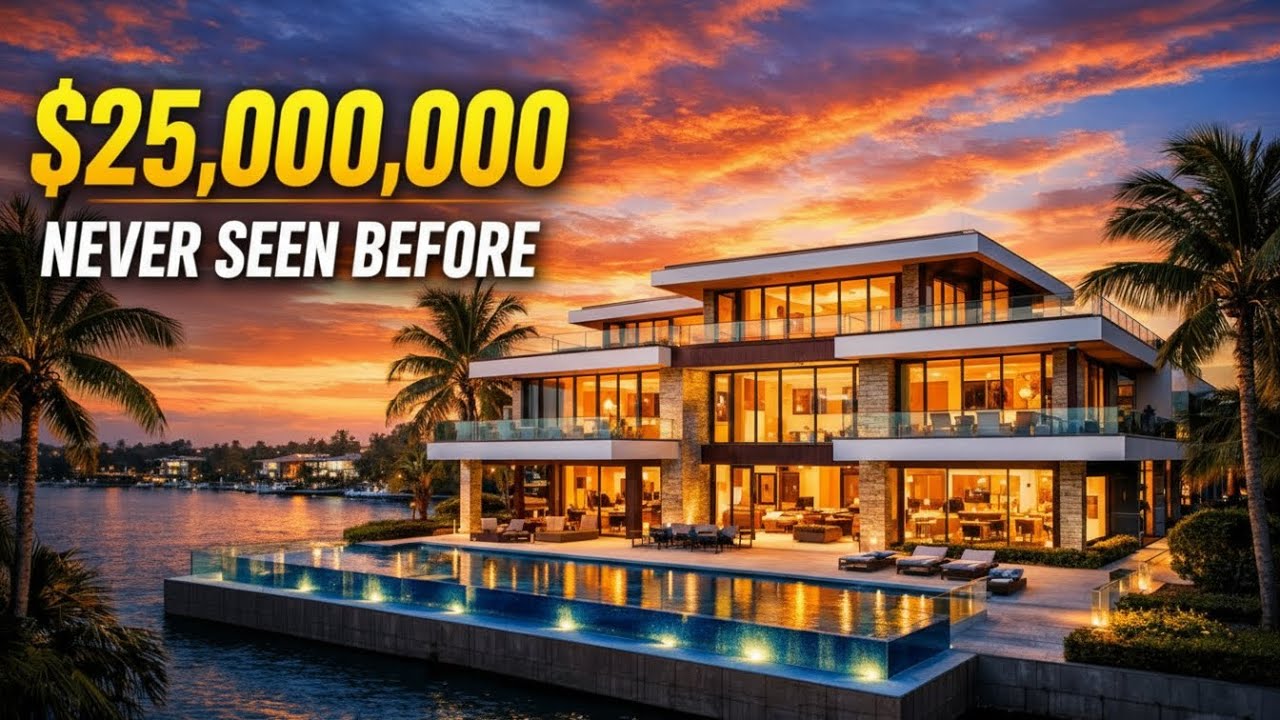 A $25,000,000 Never-Seen-Before Modern Masterpiece in Golden Beach, Florida