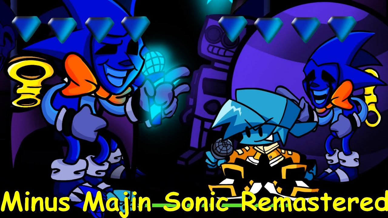 Minus Majin Sonic Remastered - Friday Night Funkin' Mod