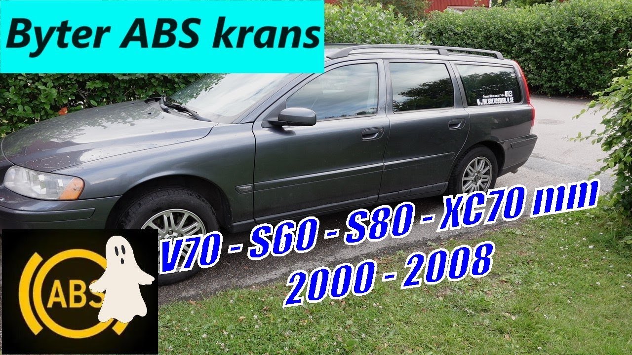 Felen hopar sig måste spöka i Volvon - ABS fel - Hur man byter ABS krans