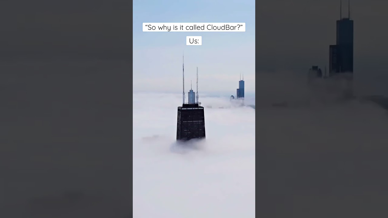 This is why our bar is called &lsquo;CloudBar&rsquo; (via IG: @xropho) #cloudbarchicago #360chicago #chicago