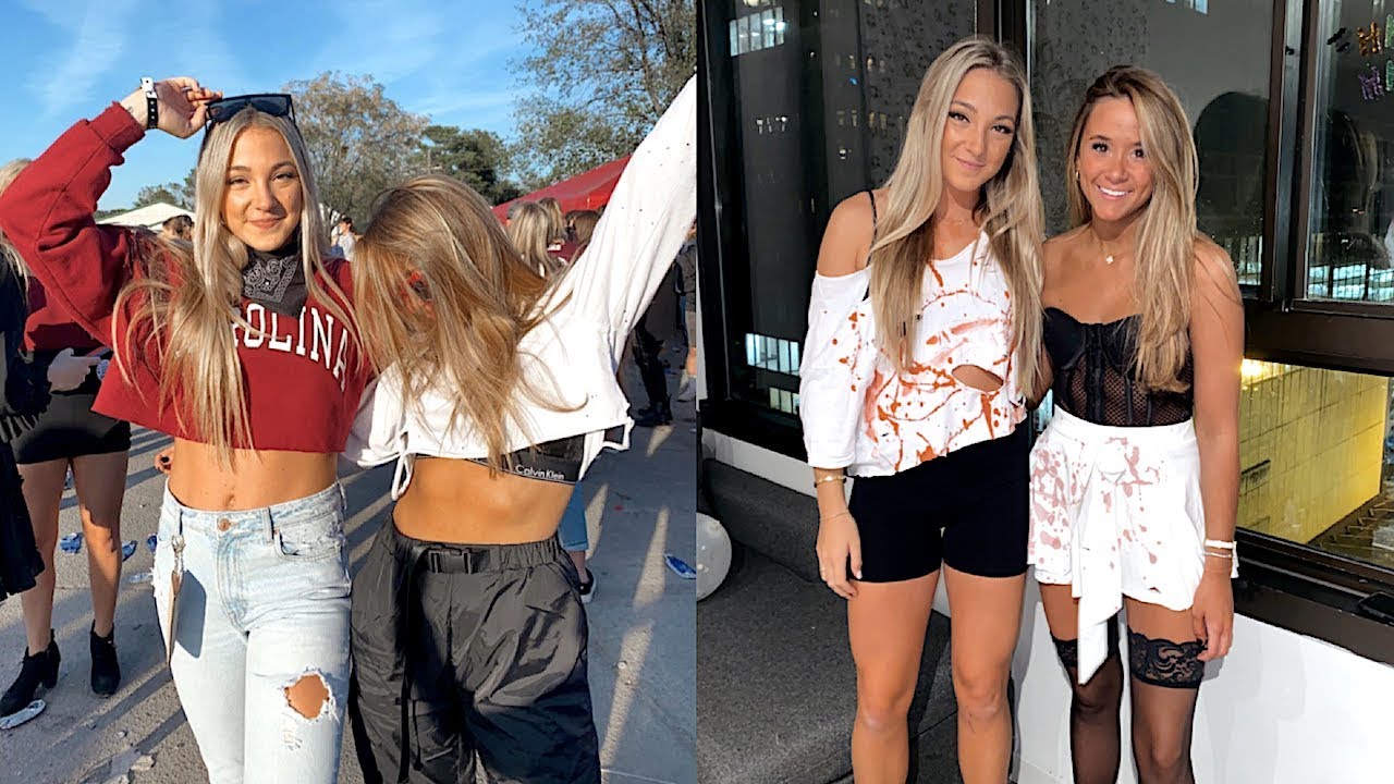 weekend in my life at USC: halloweekend, football game + Mandy!