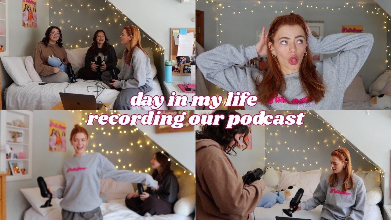 DAY IN MY LIFE | Behind The Scenes of Recording @TheTalkOverPod Episode 4