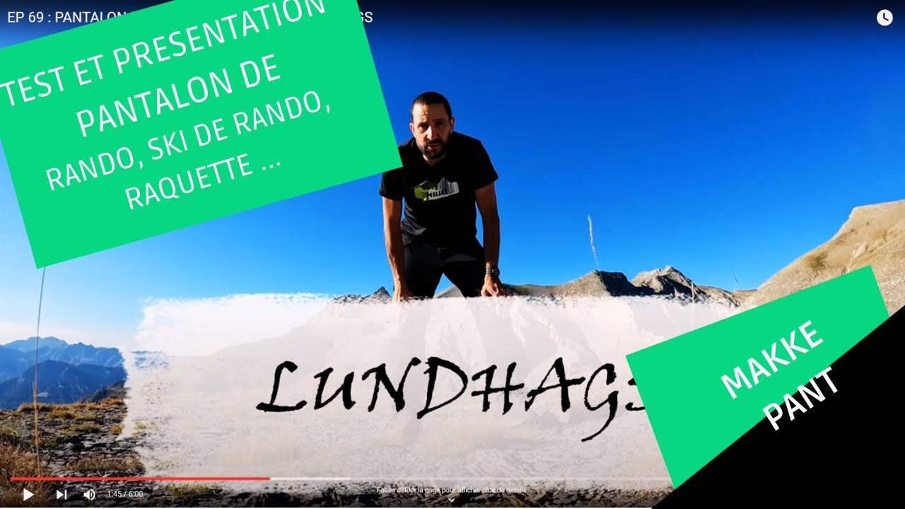 EP 69 : PANTALON RESISTANT MAKKE PANT LUNDHAGS