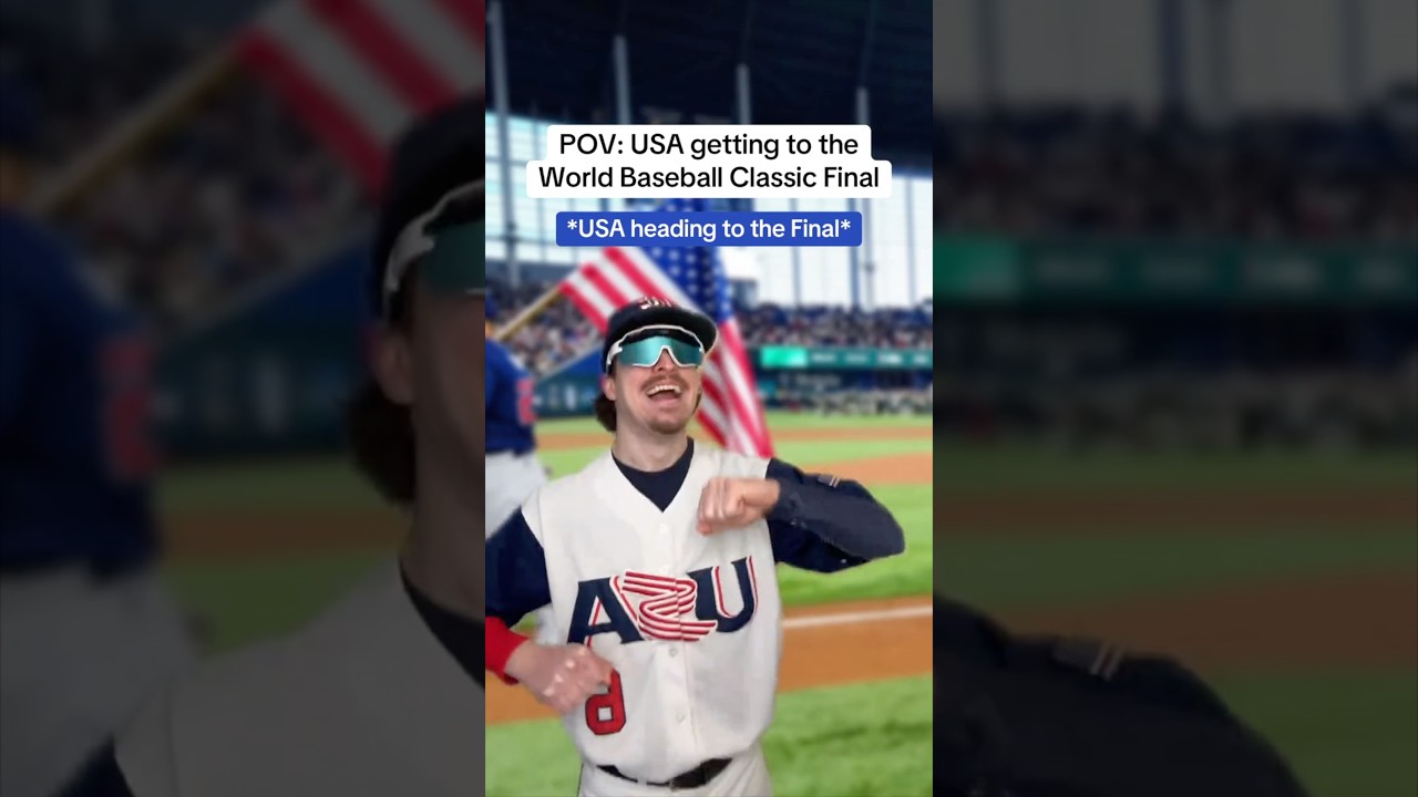 POV: USA getting to the World Baseball Classic Final😂⚾️