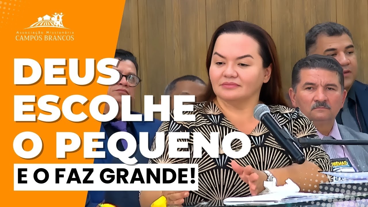 Deus escolhe o pequeno e o faz grande! -  Mission&aacute;ria Kelem Gaspar