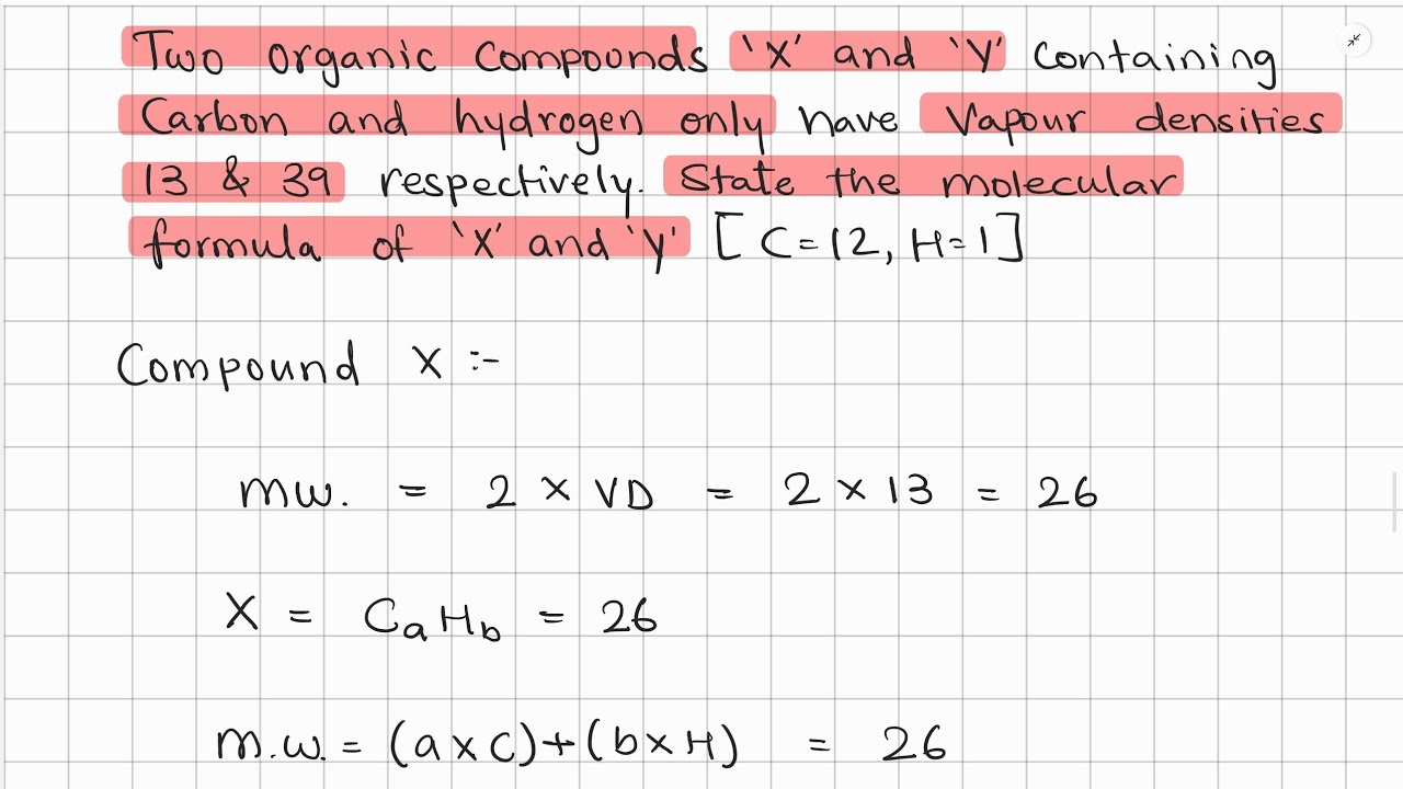 5. Empirical & Molecular Formula - (ICSE 10)