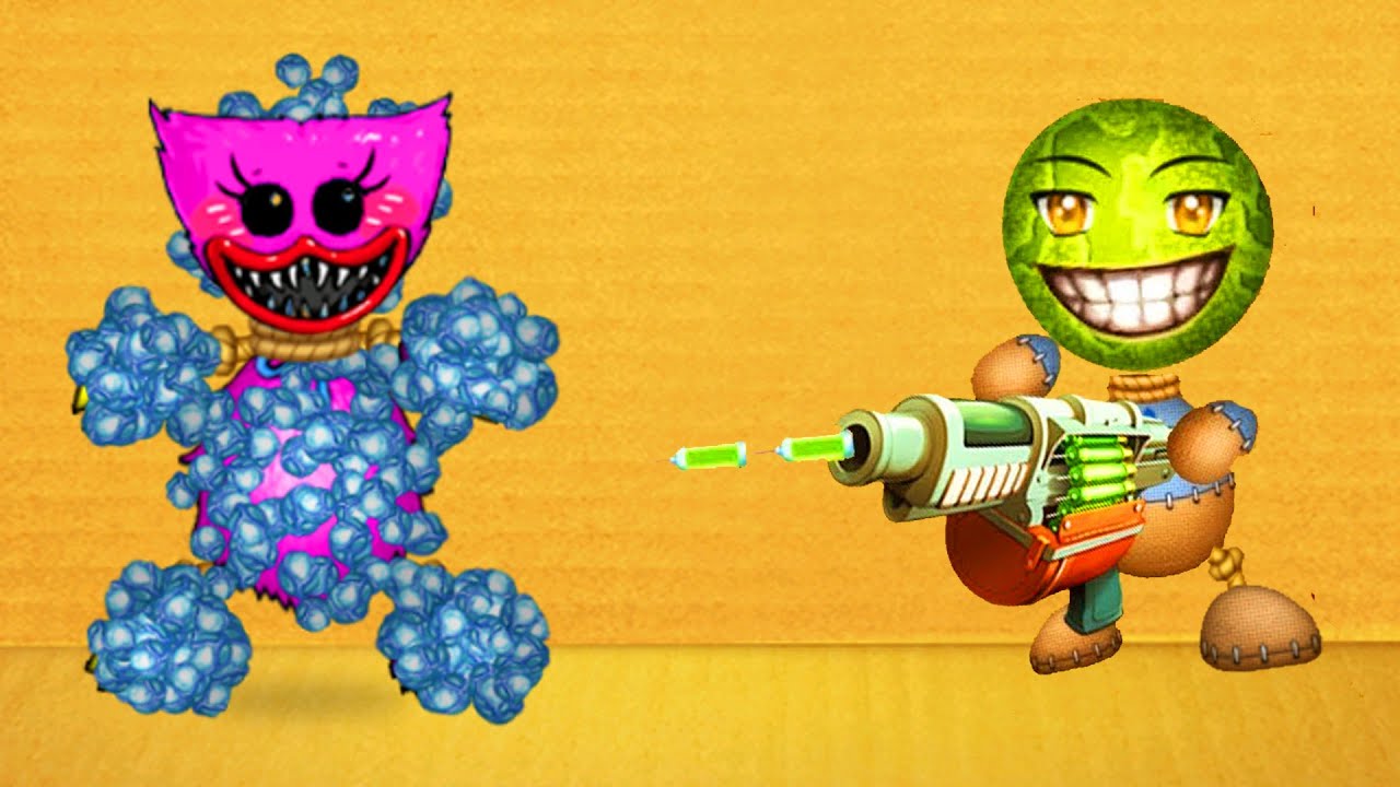Fungus Vulgaris vs Kissy Missy - Kick The Buddy Mod - Bays Gameplay