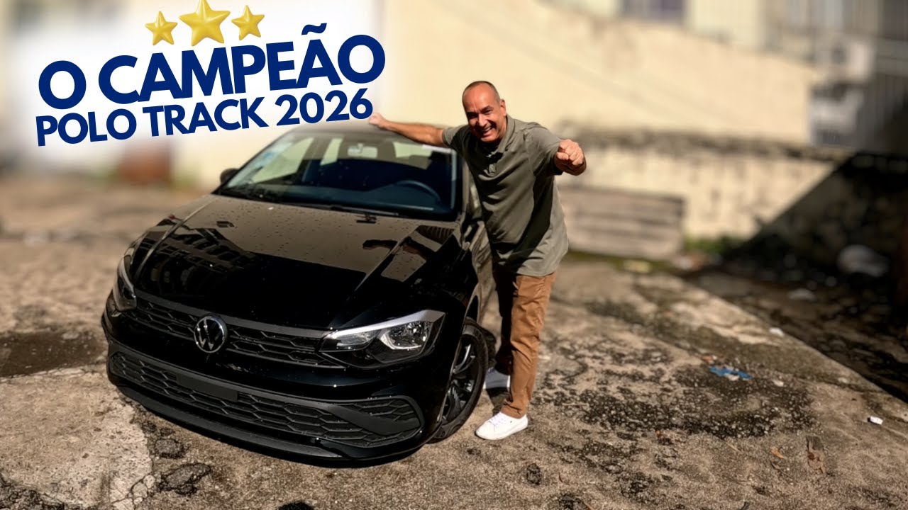 CONHEÇA o VW POLO TRACK 2026 com o VW PLAY. O CAMPEÃO pede PASSAGEM.