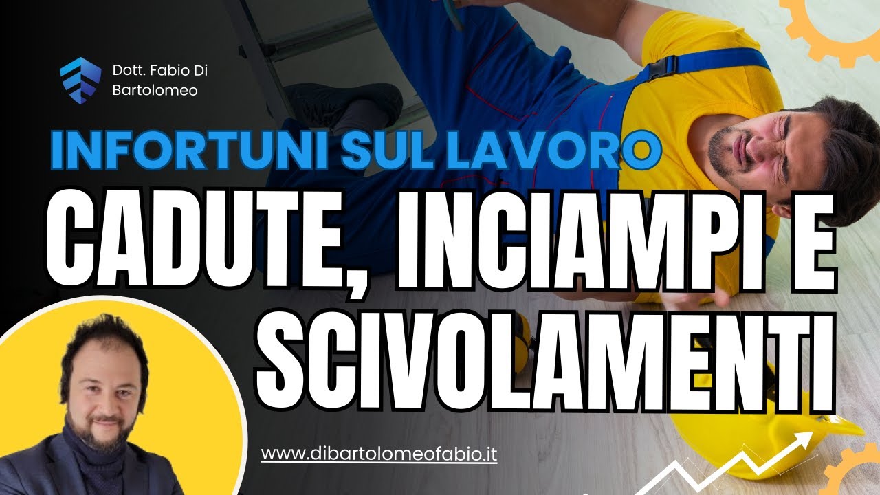 Guida pratica prevenzione infortuni da scivolamento, inciampo e caduta | Sicurezza sul lavoro