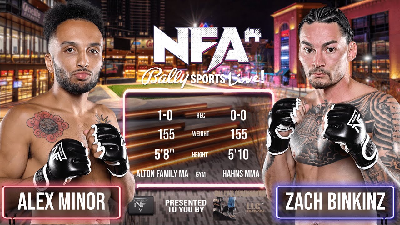 Nemesis 14 amateur bout Alex Minor vs Zachariah Binkinz