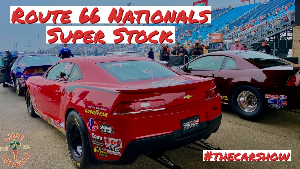 2023 NHRA Nationals Route 66 Raceway Joliet Super Stock Drag Racing Chicago Classic Muscle Cars