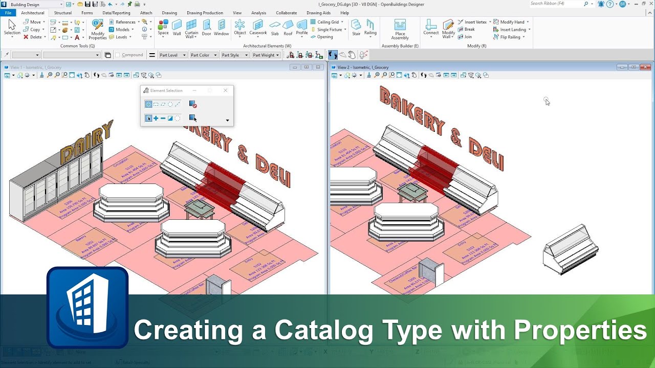 Creating a Catalog Type with Properties in OpenBuildings Designer
