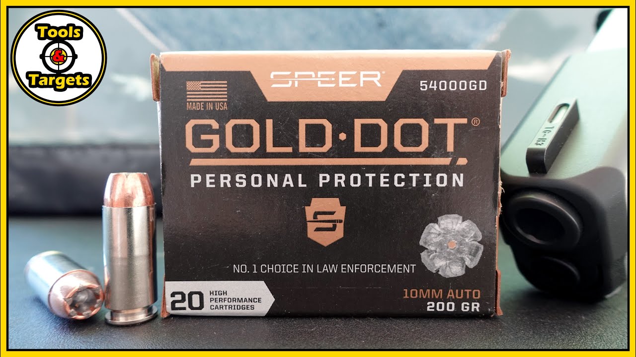 Gold Dot: HOT or NOT?...10mm Speer Gold Dot Self-Defense AMMO Ballistic Gel Test!