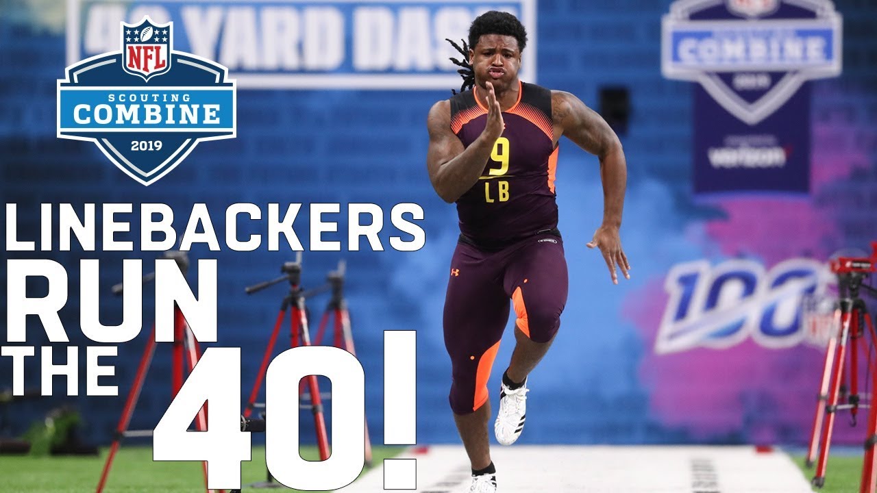 Linebackers Run the 40-Yard Dash | 2019 NFL Scouting Combine Highlights