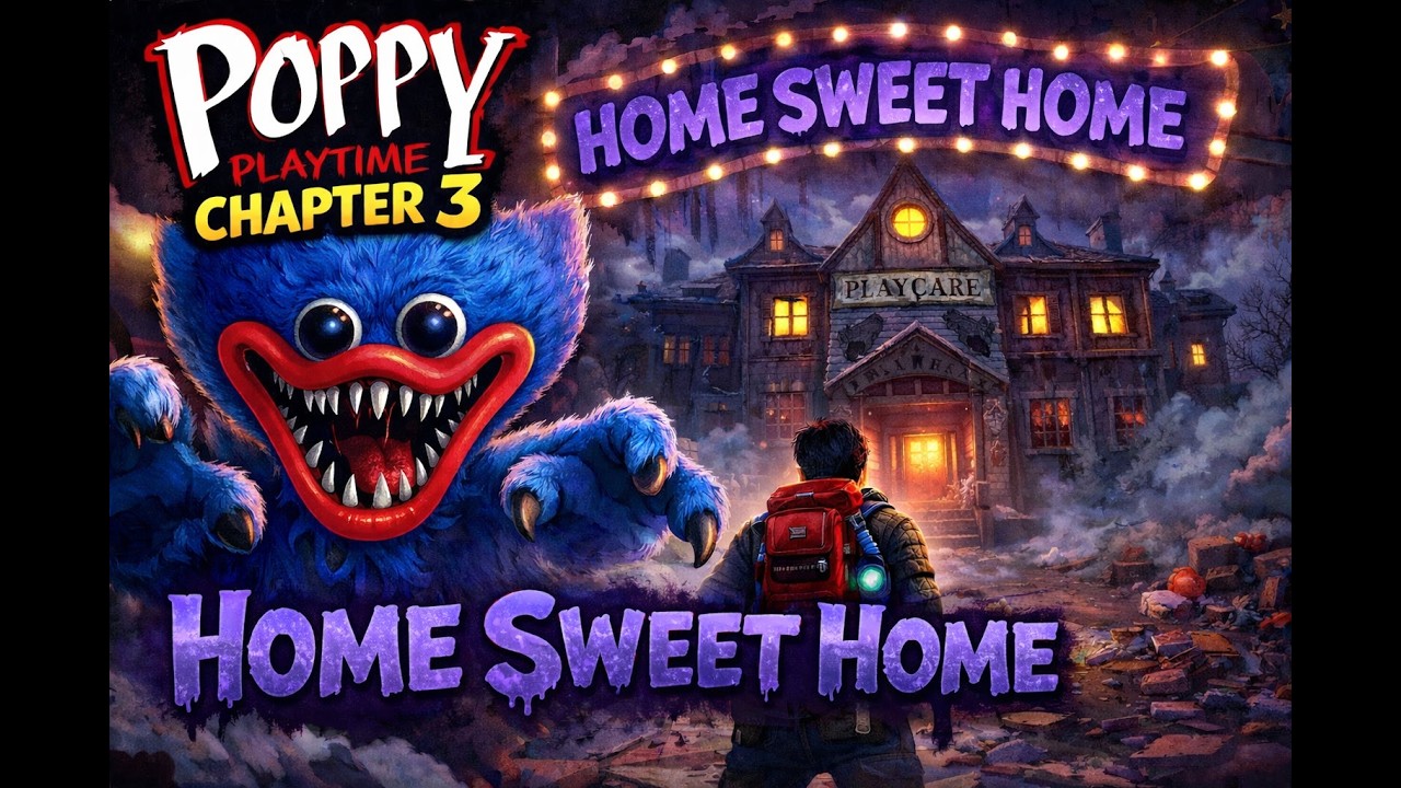 🔥 Huggy Wuggy goni mnie w Home Sweet Home! | Poppy Playtime Chapter 3