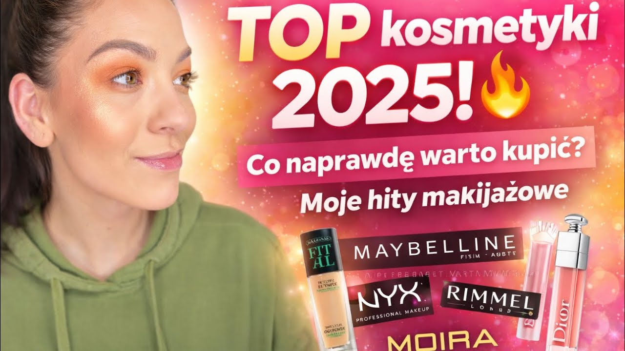 TOP kosmetyki 2025! 🔥 Co naprawdę warto kupić? | Moje hity makijażowe