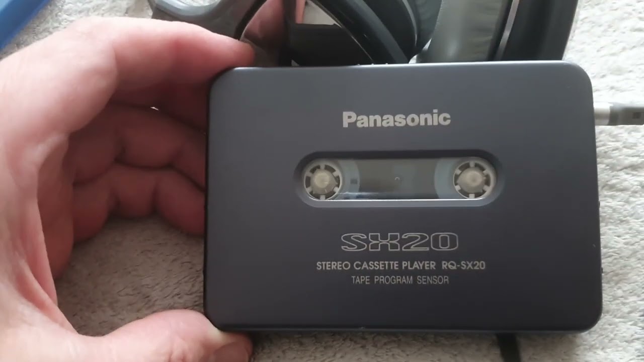 Демо работы кассетного плеера Panasonic RQ SX20