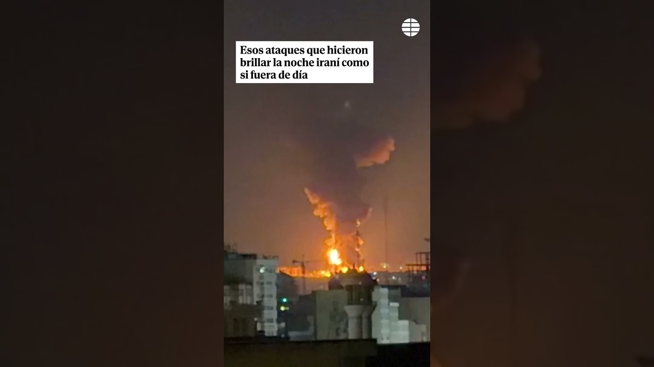 Los bombardeos de Israel a instalaciones petroleras de Teher&aacute;n provocan nubes t&oacute;xicas #Teher&aacute;n