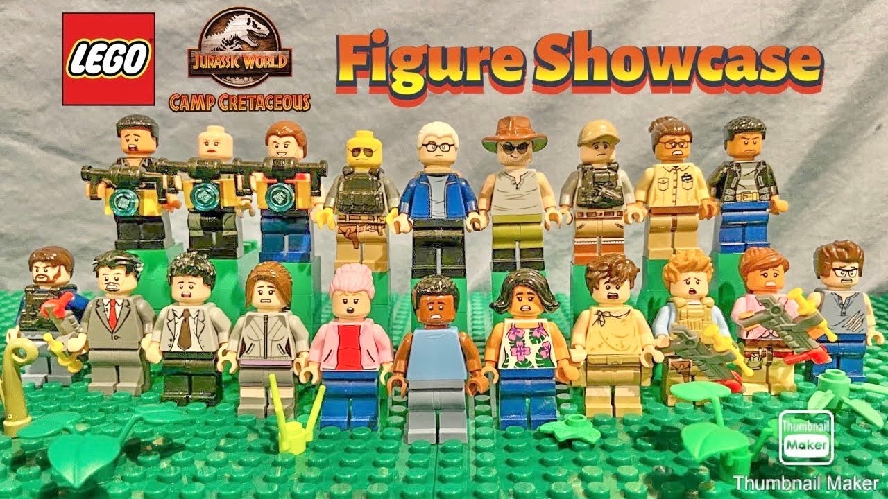 Lego Camp Cretaceous Season 5 Custom Minifigure Showcase!