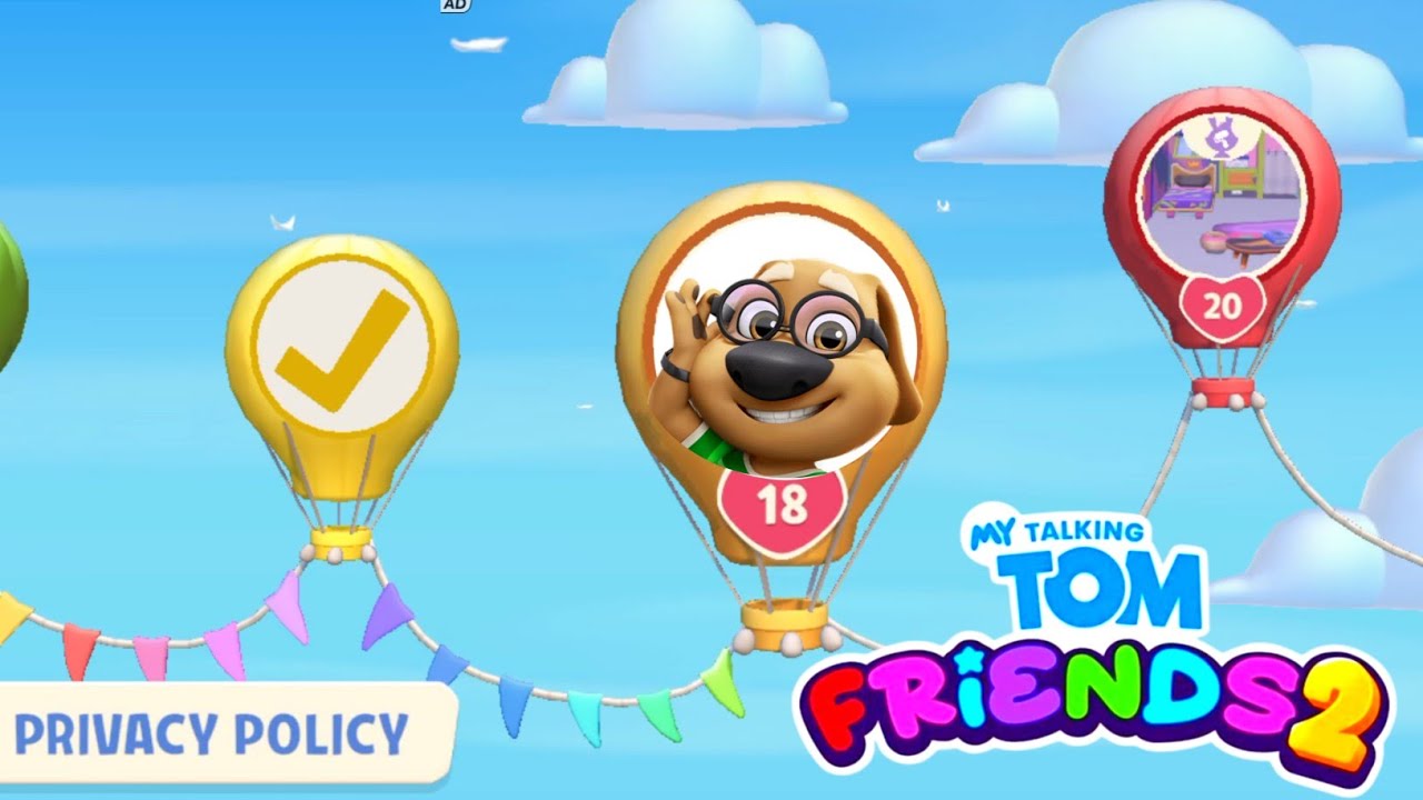 My Talking Tom & Friends 2 Gameplay Walkthrough,Unlocking the New Rakoonz World in My Talking Tom 2 