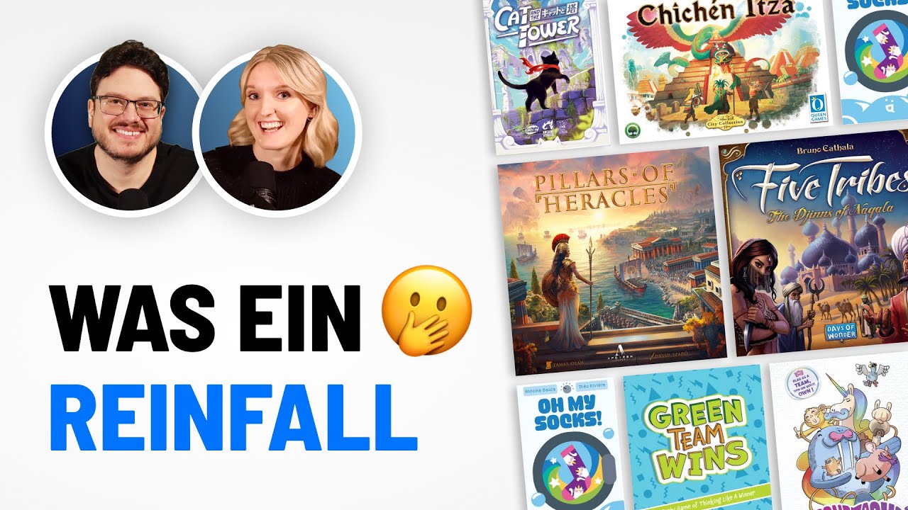 Ein Reinfall 🫢 und andere Brettspiele im Kurz-Fazit