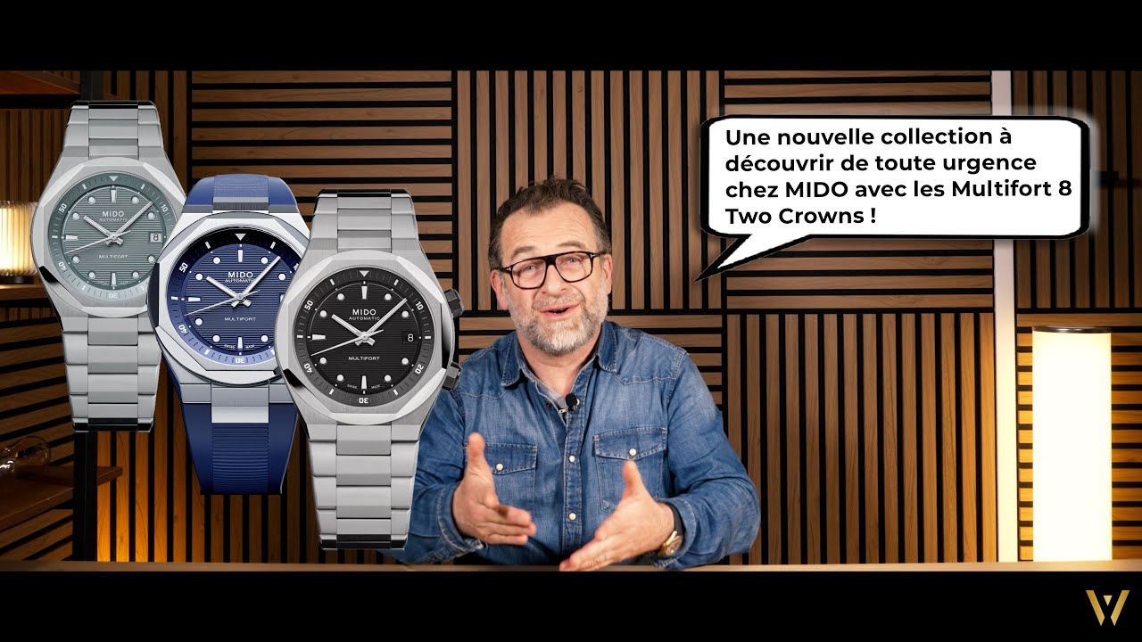 Nouvelles Mido Multifort 8 Two Crowns à découvrir