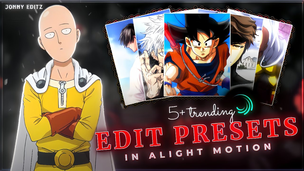 TOP 5 TRENDING EDIT PRESET🔥XML + MATERIALS [ALIGHT MOTION]