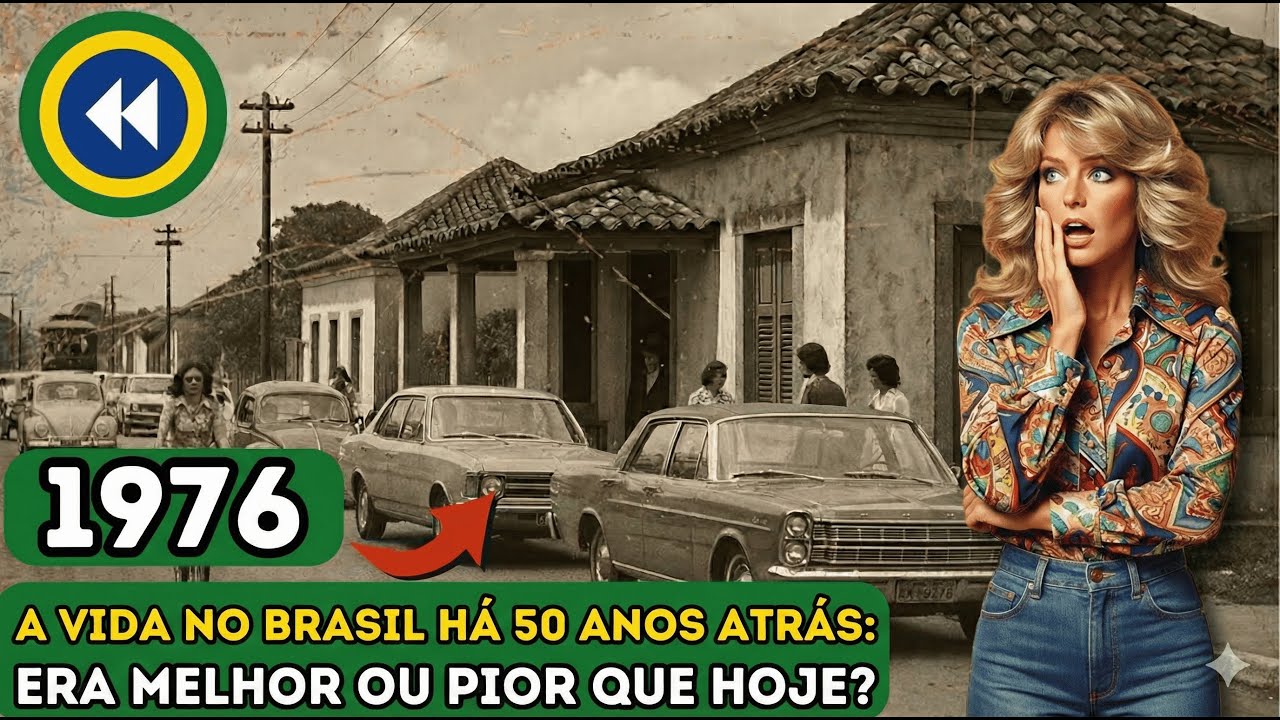 Era Mais DIFÍCIL Viver no Brasil em 1976 ou Hoje?