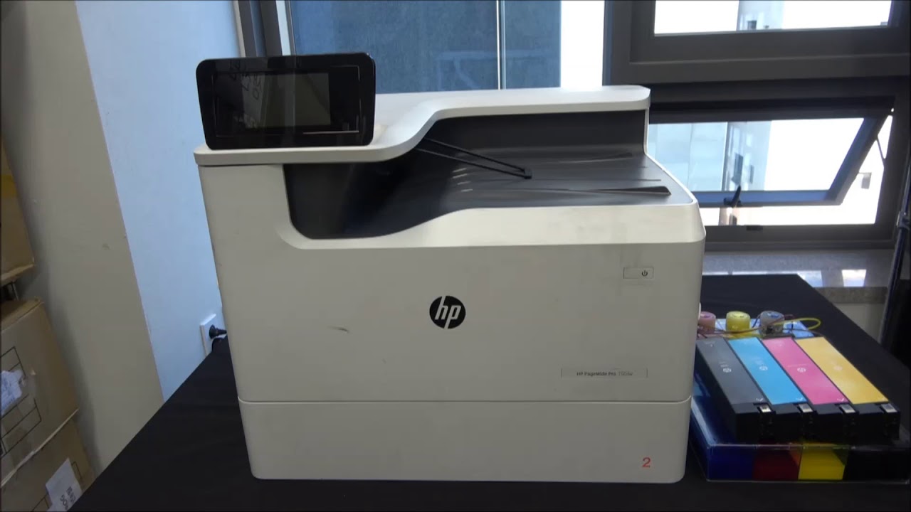 HP77750 Printer firmware programming & chipless chip activating method