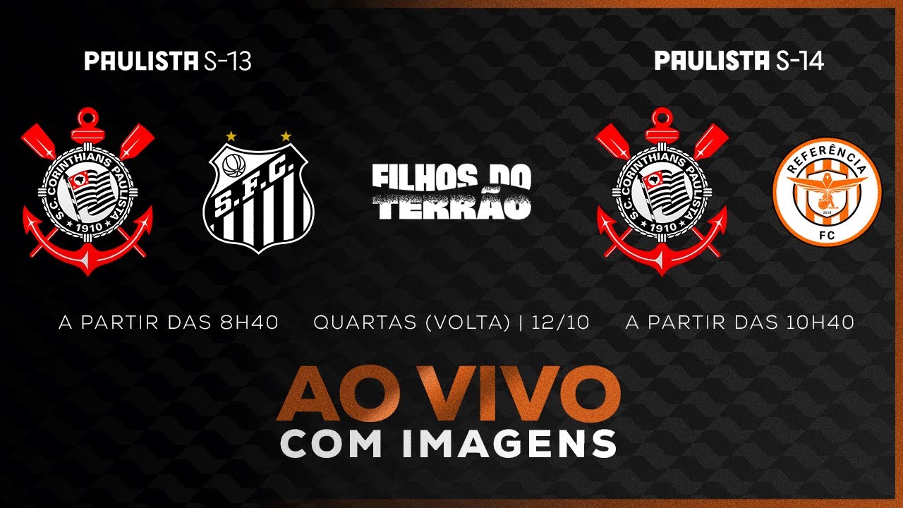 JOGOS COMPLETOS: CORINTHIANS X SANTOS SUB-13 E CORINTHIANS X REFERÊNCIA SUB-14 | PAULISTÃO 2025