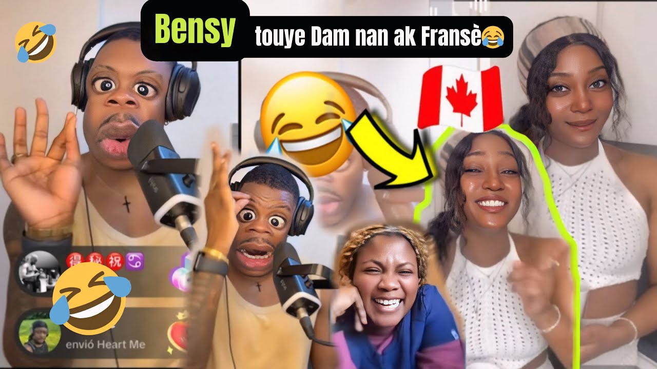 😂Vinn Tande BENSY kap Koze an fransè🇫🇷🤣- Ou paka pa riii 😂😂🤣🤣🤣