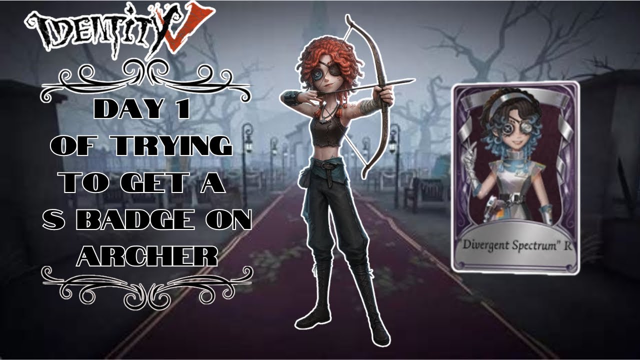 Day one of trying to get a s badge on archer! | identity v rank | archer gameplay #2